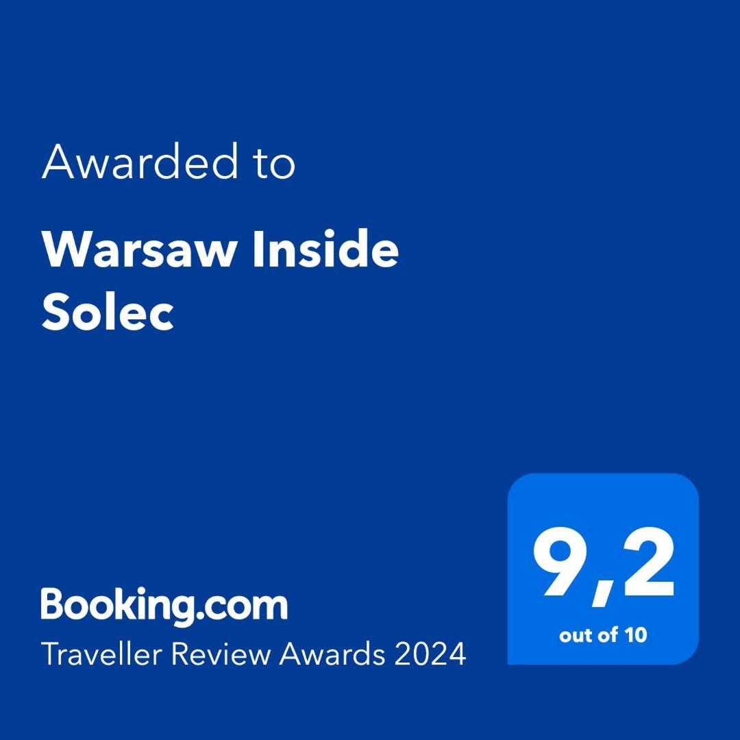 Warsaw Inside Solec With Private Parking Διαμέρισμα Εξωτερικό φωτογραφία